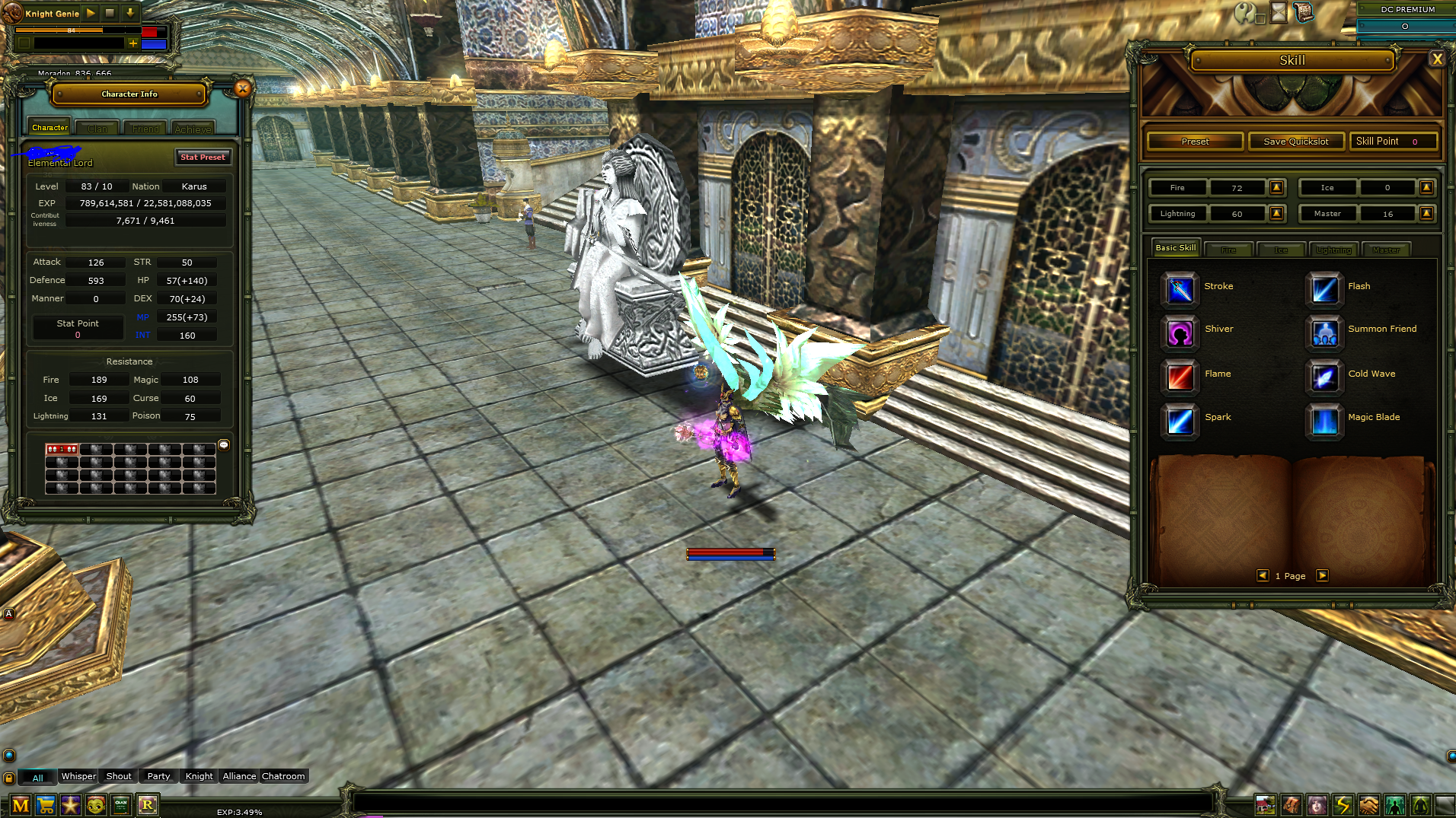 83/10 Karus Mage 7 Quest Staf / 6 Pole Staf / 7 Rons Set (HP/MP)