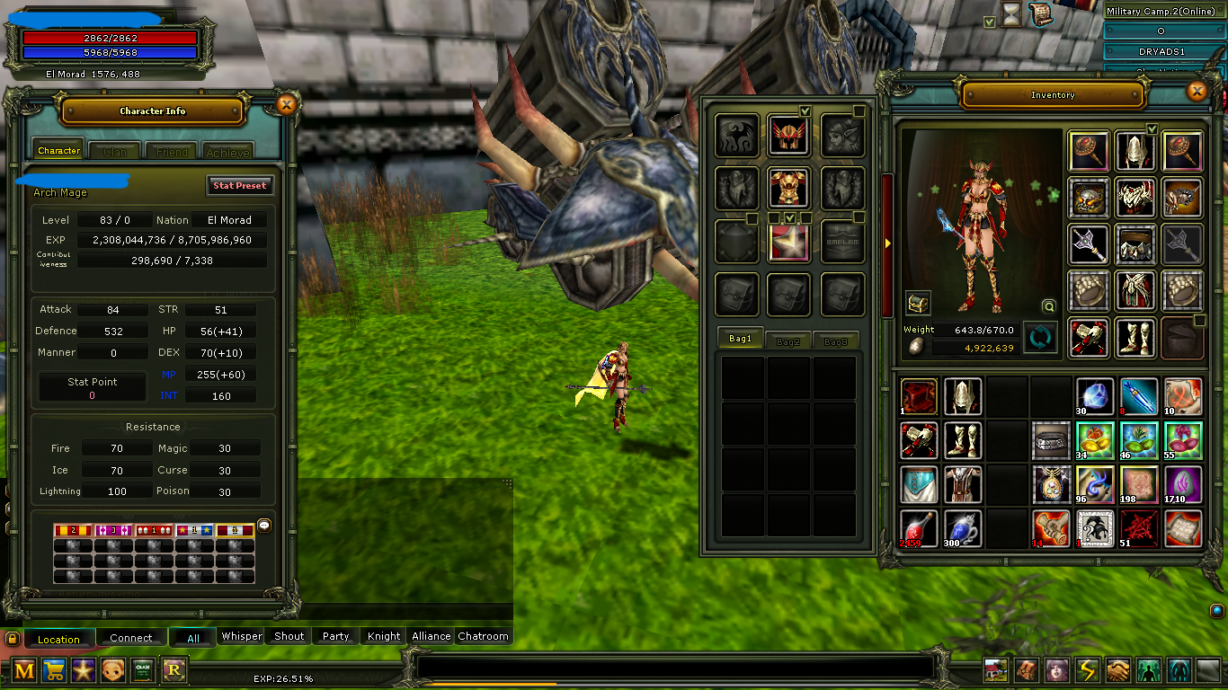 83% 26 HUMAN MAGE SATILIR