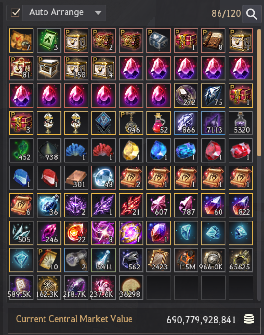 866 GS WIZ MAIN 1T DEPO VE 247 KOSTÜM STOKLU HESAP