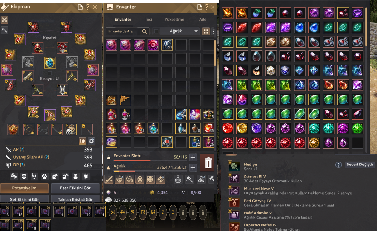 FULL IX SİLAH - EMEK -CLİENT- PVP KRİSTALLİ(DR-EVA)