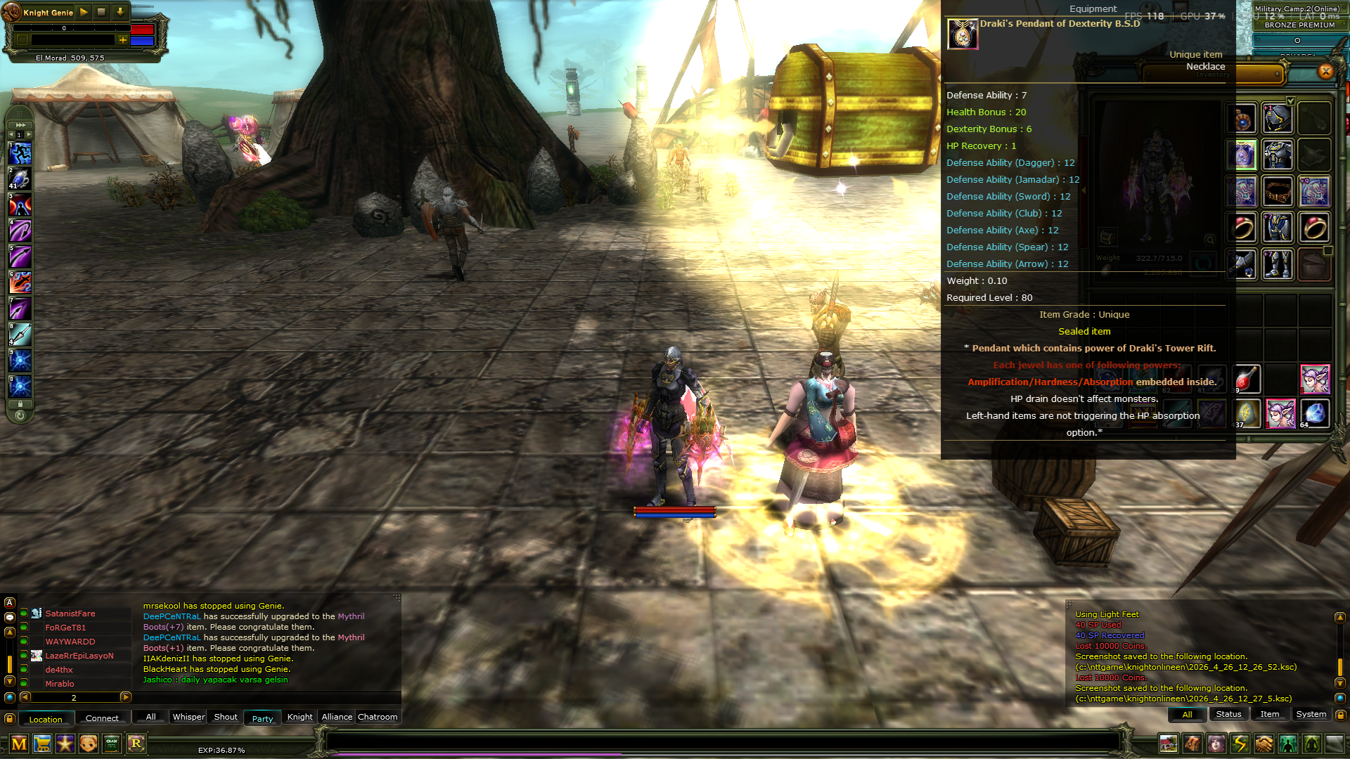 83/15 10m800k Np 100 def 7 Dex