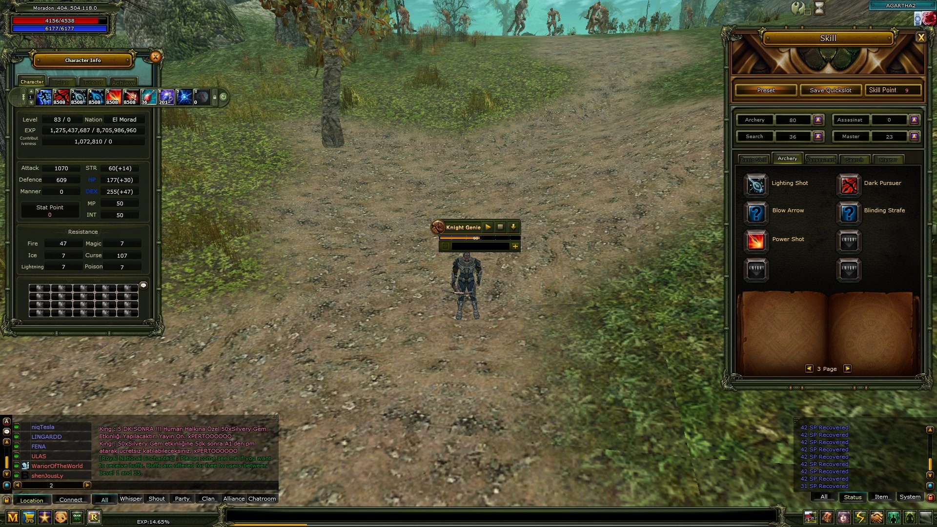 83 LwL Human Okçu 1 Milyon NP >>>>>