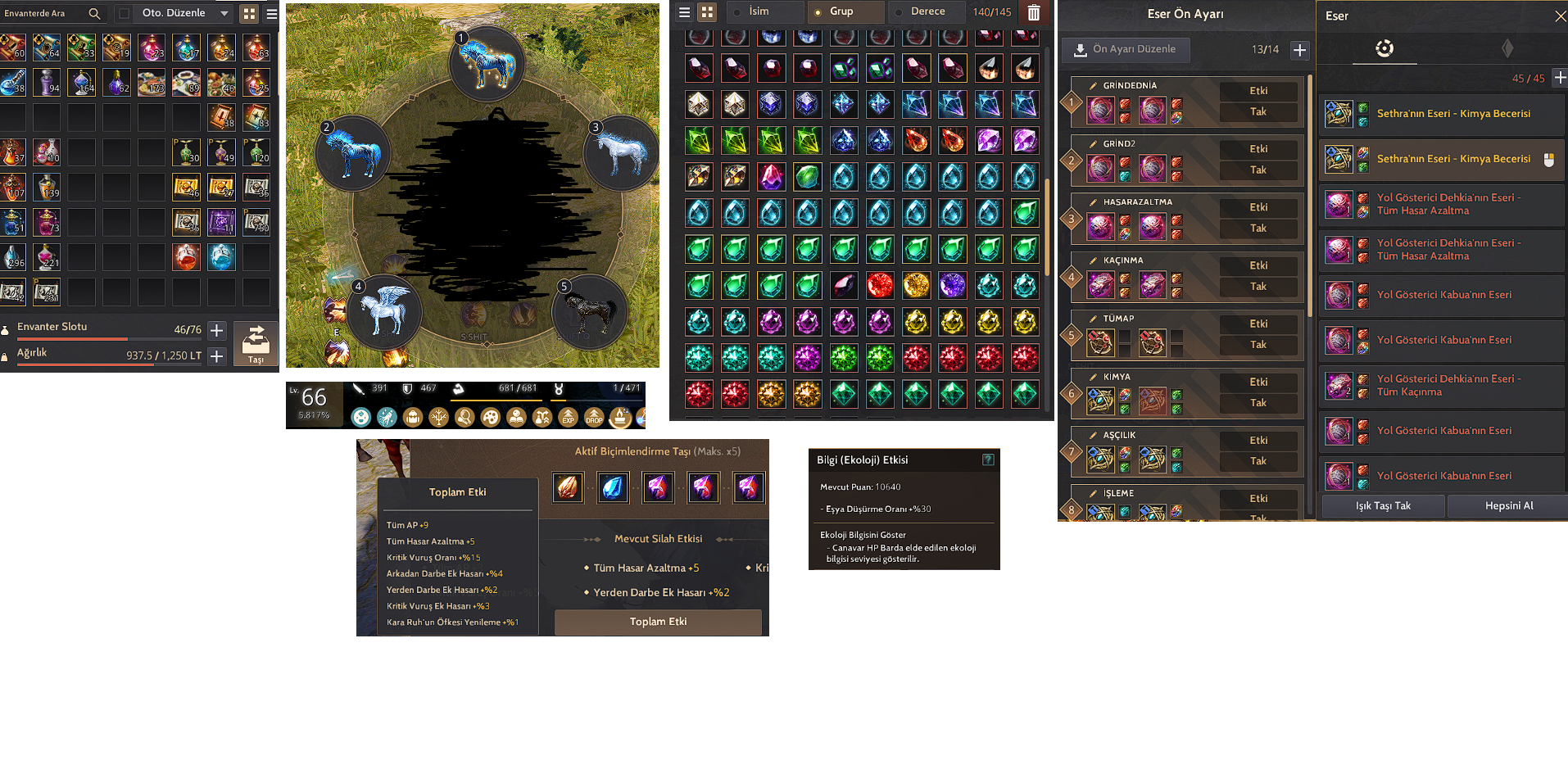 66 LVL 858 GS PVP PVE LİFE FULL FULL PW2 HESAP