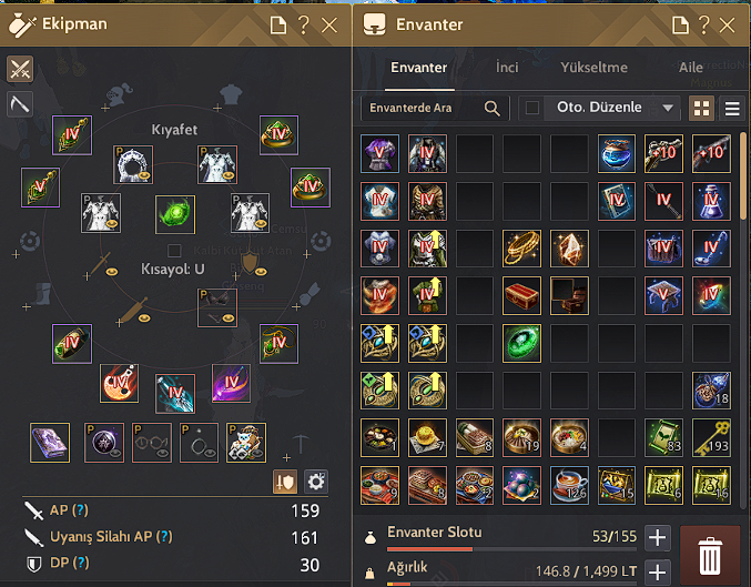 66 LVL 858 GS PVP PVE LİFE FULL FULL PW2 HESAP