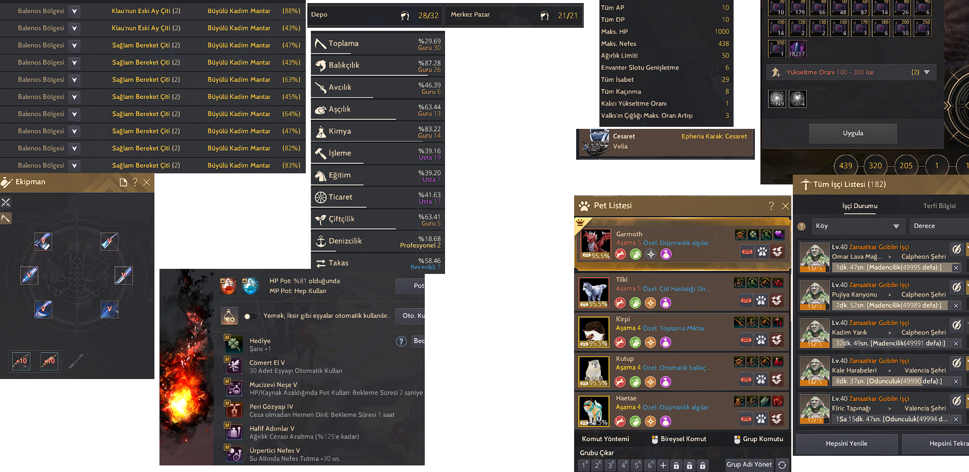 66 LVL 858 GS PVP PVE LİFE FULL FULL PW2 HESAP