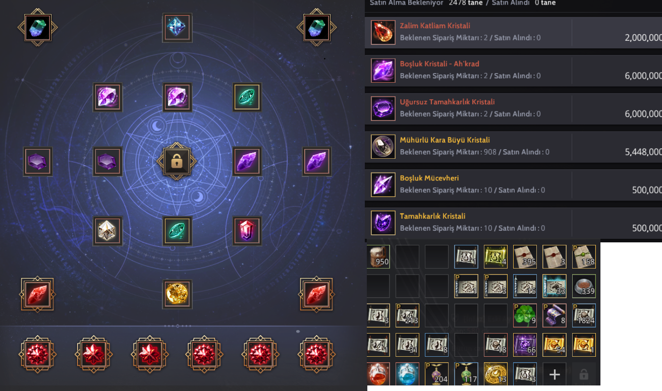 834GS- Tertemiz Gelişime Açık Hesap