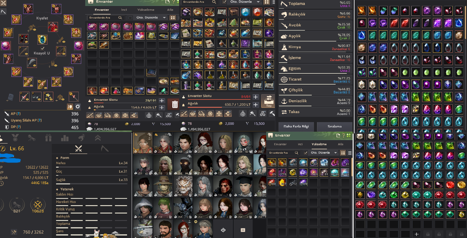 861 gs tüccarlı end gear hesap.