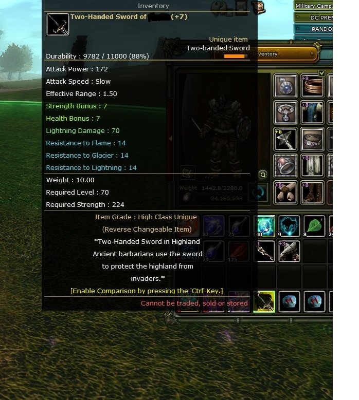 7 quest Mirage sword lu 73 level str priest