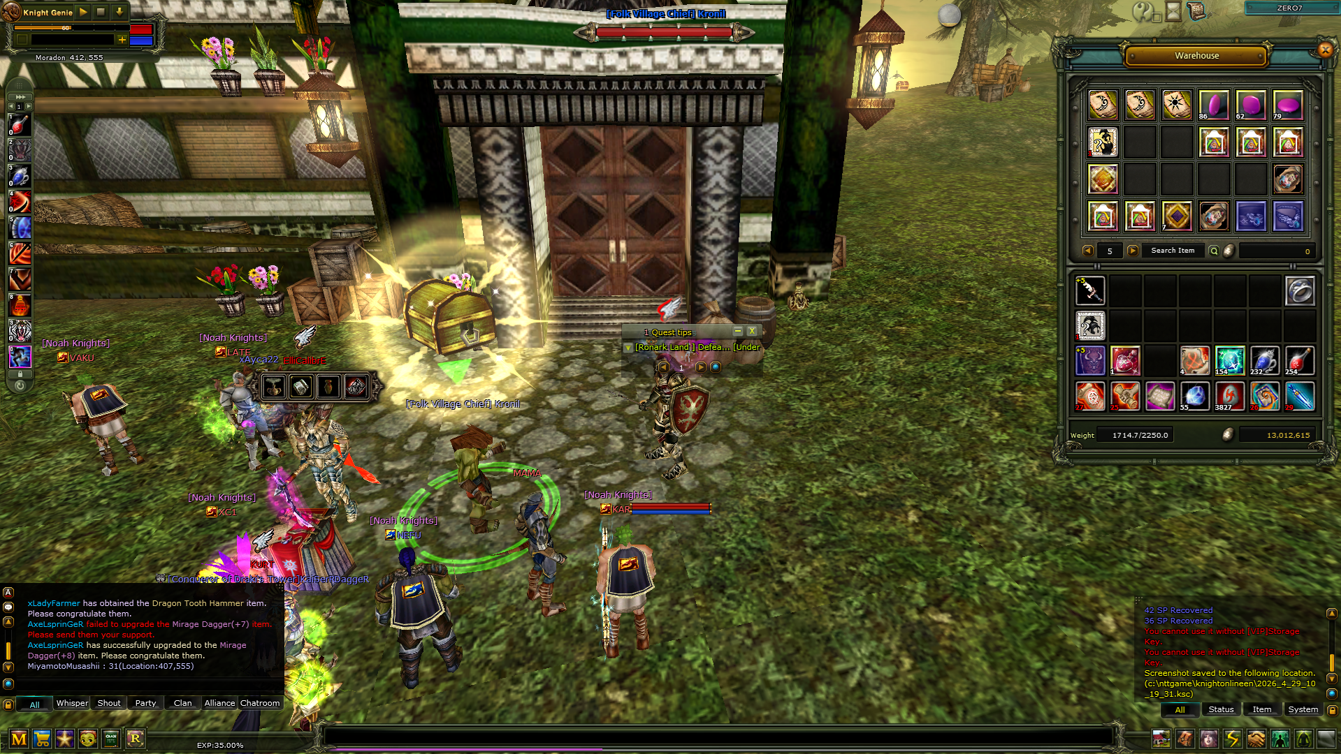 83/8 full görev old item 7 quest shieldli yan çarlar 79 2x wari 70-70 draki için