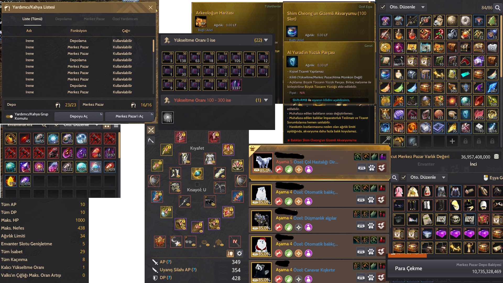 354 AP 429 DP - Haritalı HESAP