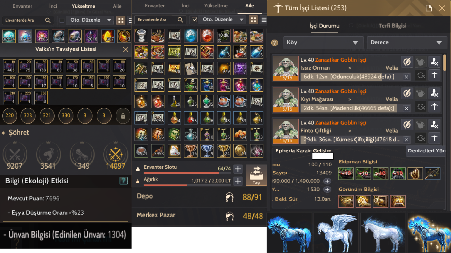 MENANIN EN YÜKSEK LİFE/YAŞAM SEVİYELERİNDE-867 GS-66 LV