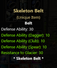 Skeleton Belt