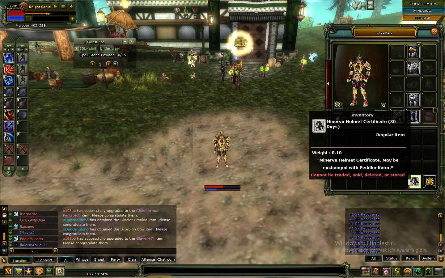7 QUEST BOW 83 ROGUE PREMİUMLU