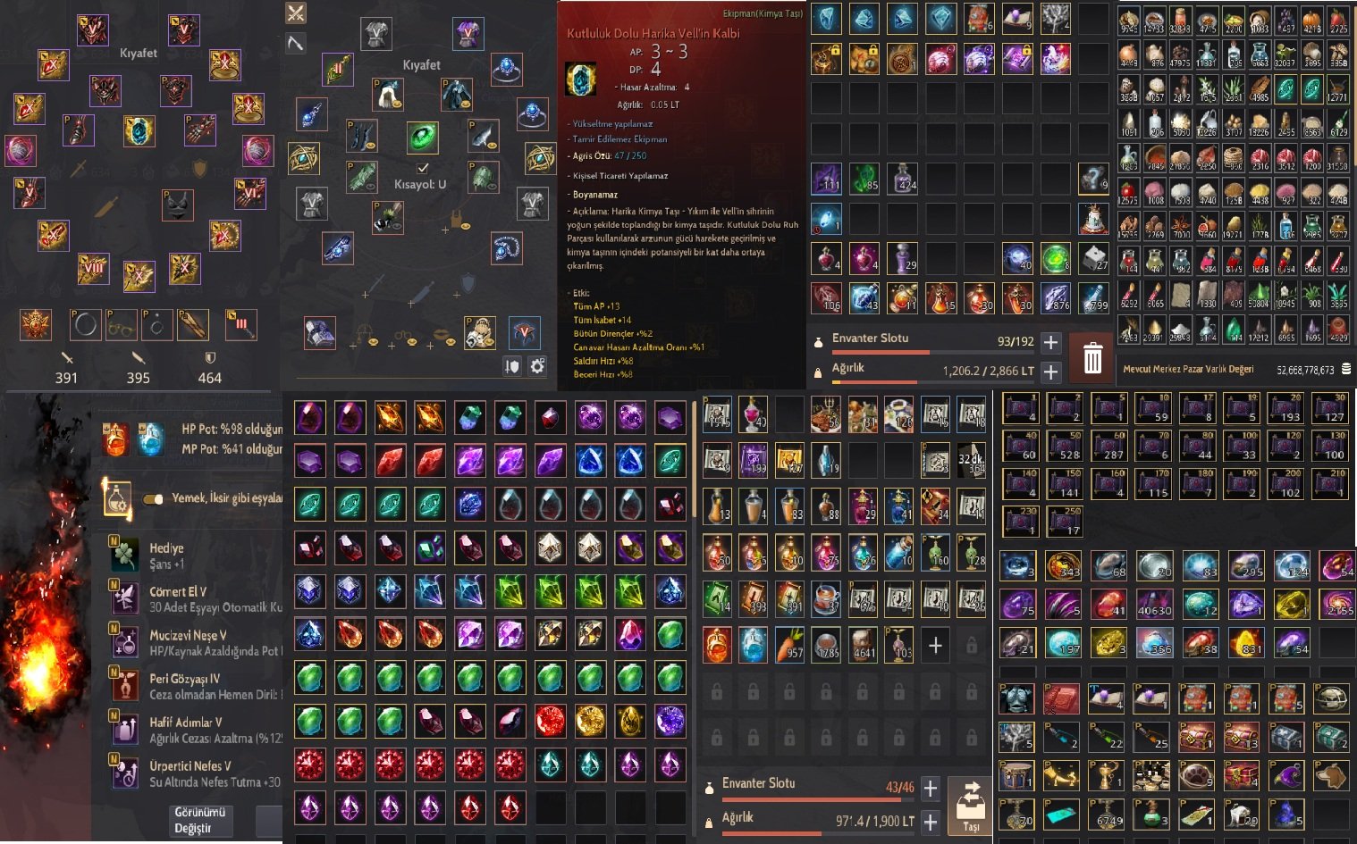 395/464 66 lvl Hesap