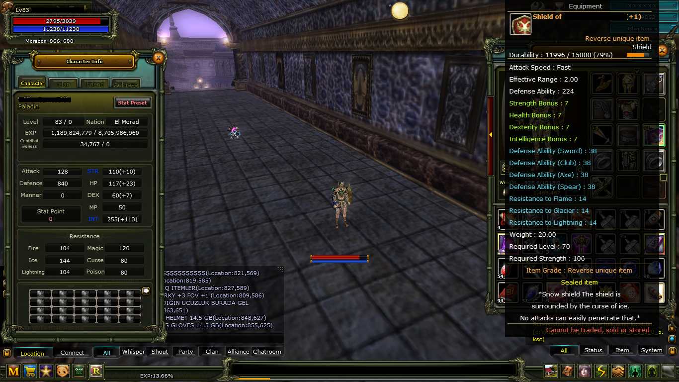 83 lvl Priest 77 okçu Human İtemli 7 questli 7 4 parça mitril 2 parça trial