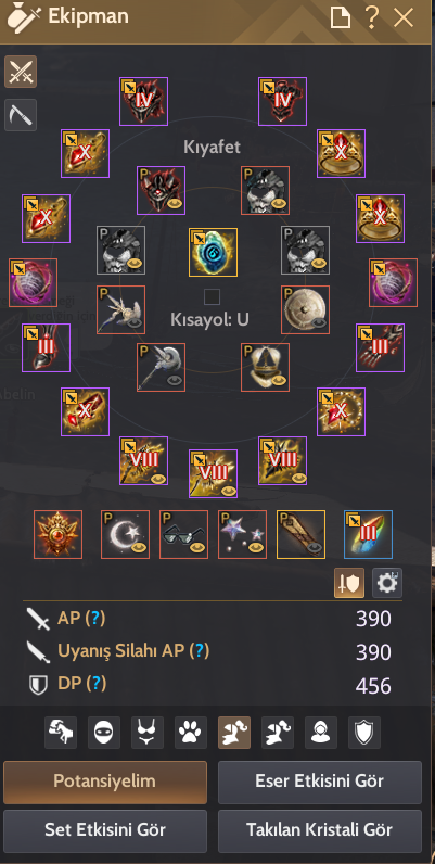 390-390-456 P2W'li Grind ve Pvp Gelişim Karakteri