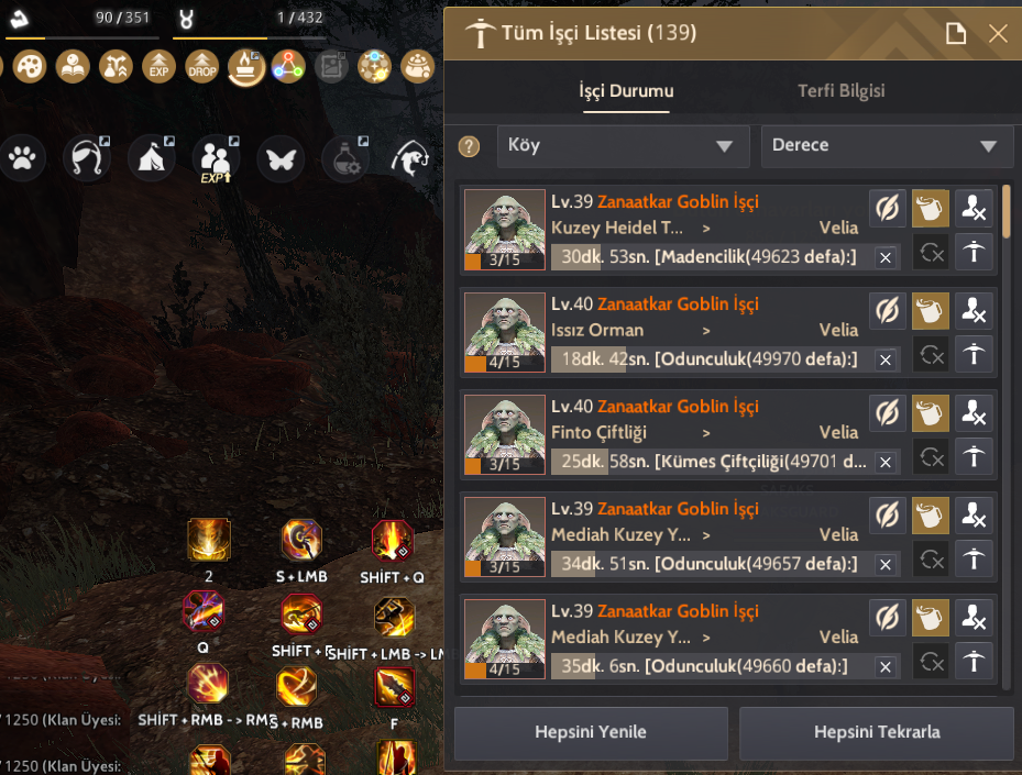 p2w hesap en az 15-20k yatırıldı