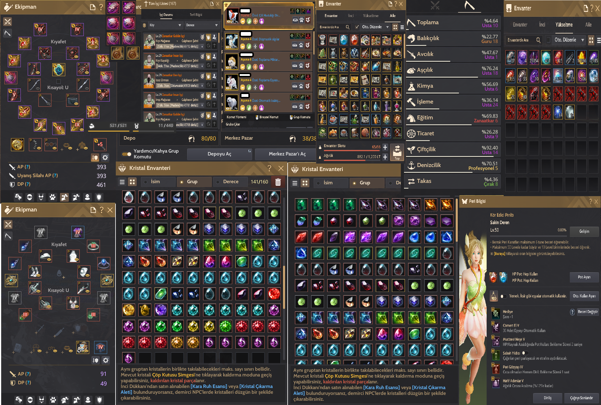 854 GS- 393 AP- 461 DP END GAME FULL HESAP