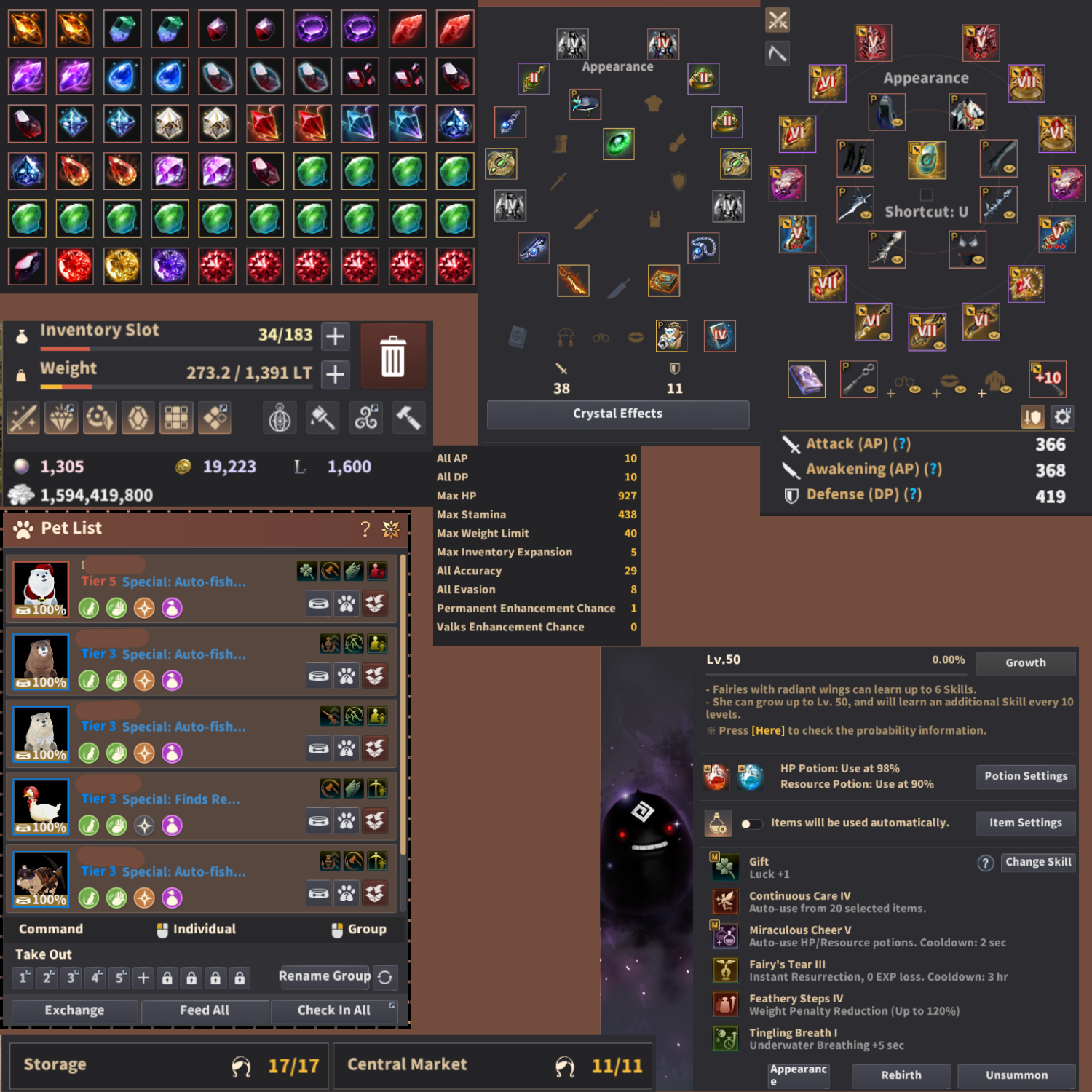 KARAKLI - 368 AP - 419 DP - FULL P2W - Mail ile