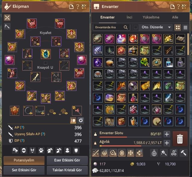 871 GS FULL X ÇİFT HARİKA KİMYA TAŞLI LİFE BUİLDLİ ACCOUNT HESAP