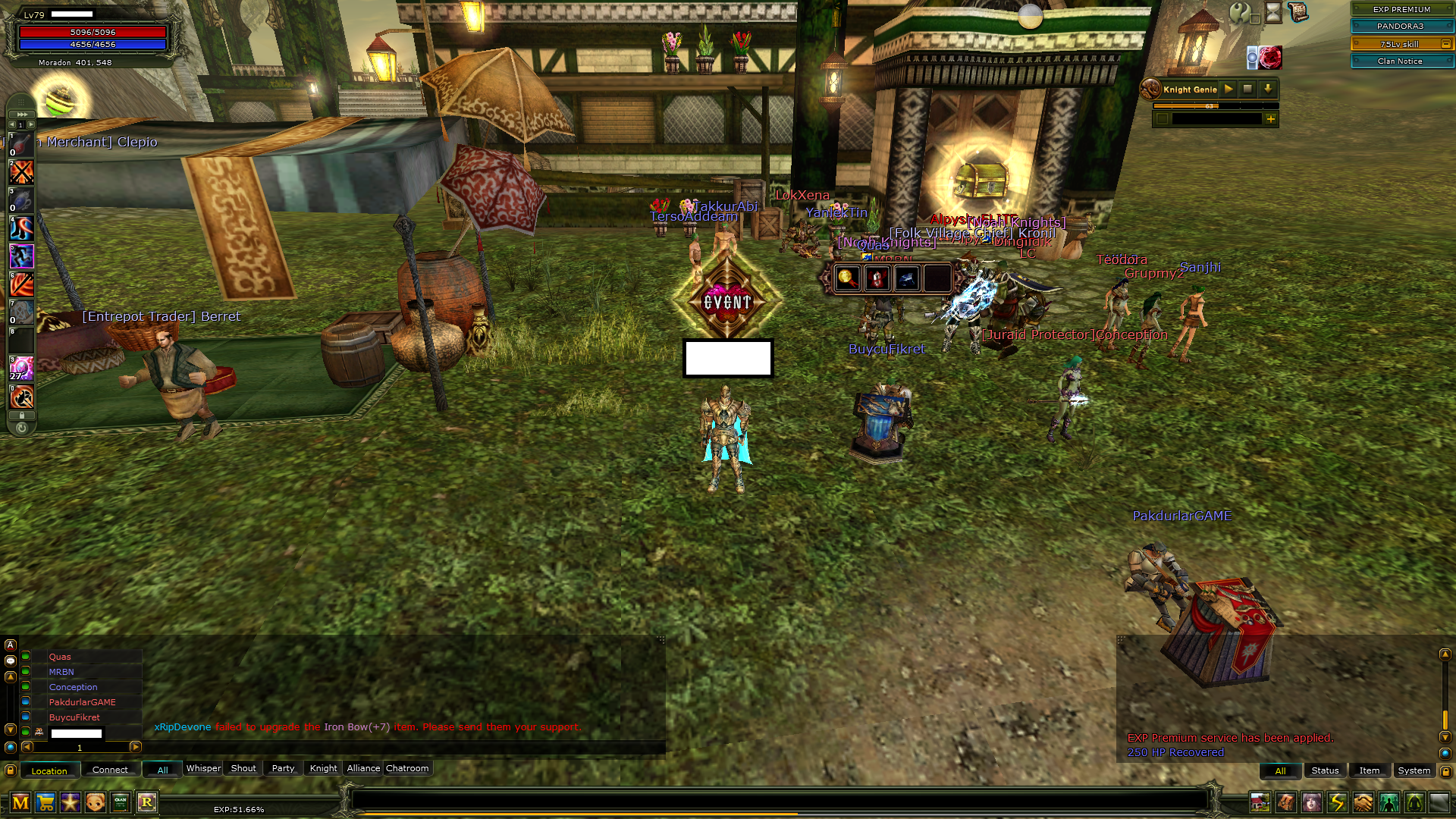 79 LEVEL HUMAN WARRİOR 24 GÜN EXP PREMİUM