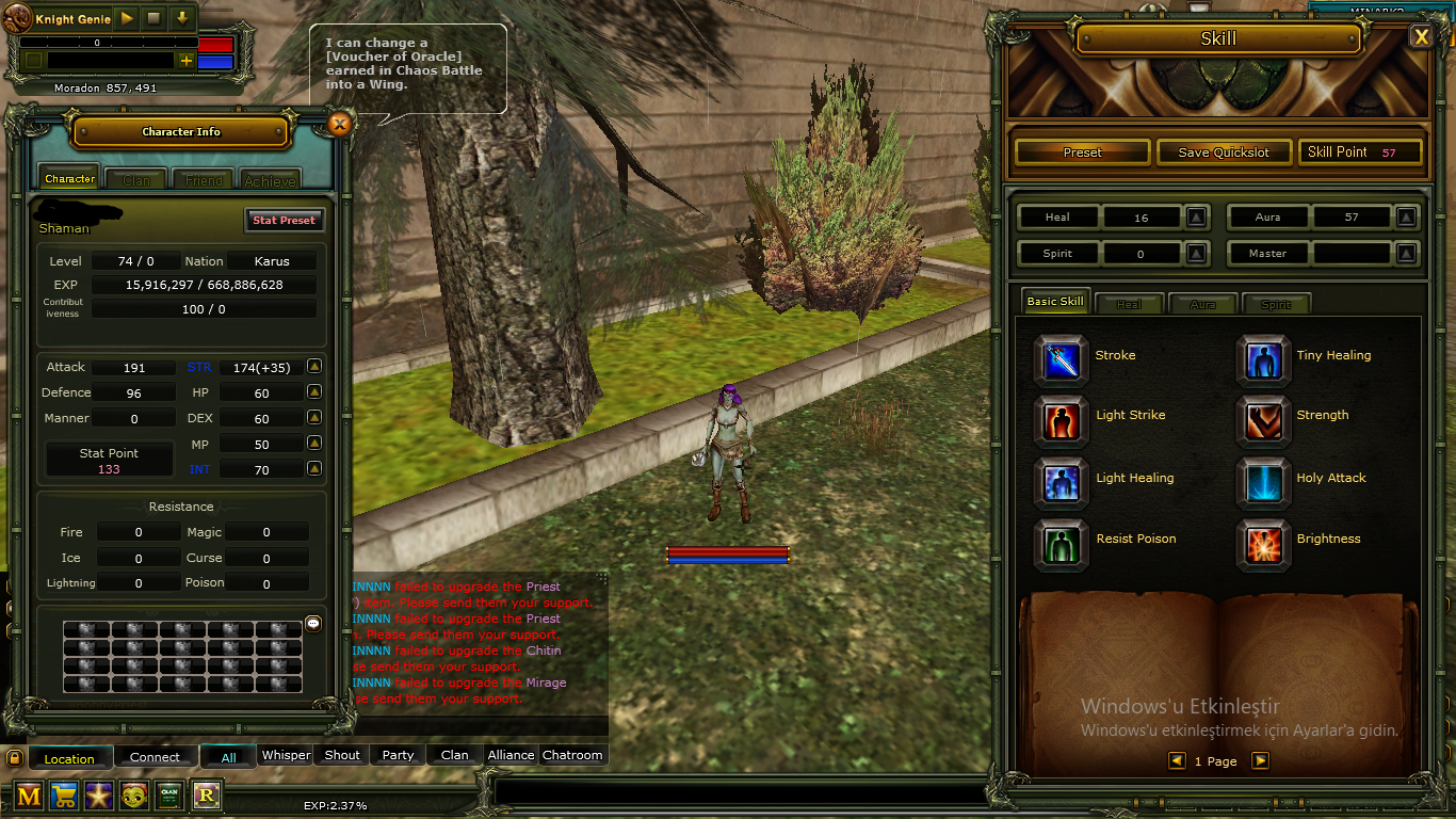 74 LEVEL KARUS PRİEST