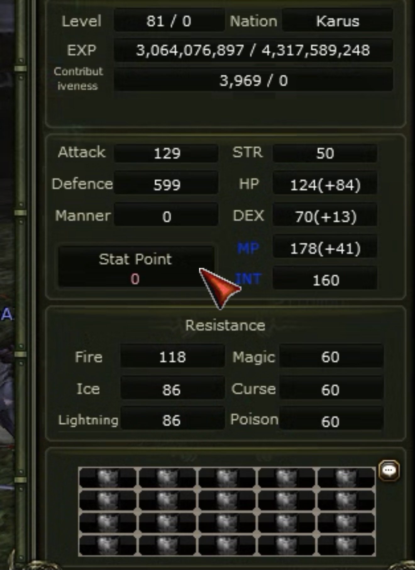 81 level 8 quest staff ve 7 quest staff var, 3 parça 7 Ron’s hp basılı, çoğu görev duruyo