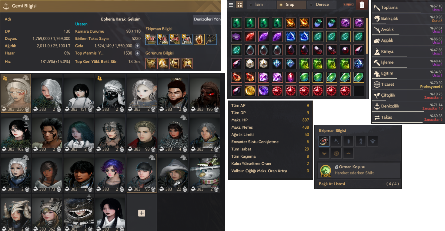 65 LV 373AP/ 433 DP-FULL ITEM KARAK