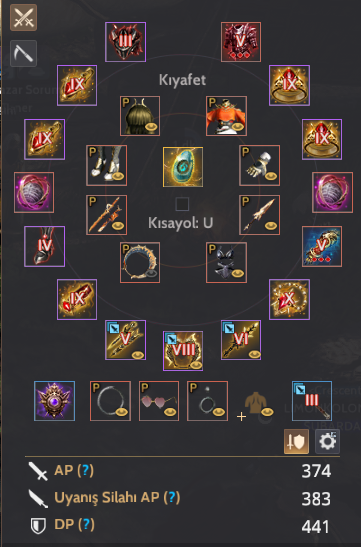 382AP 440DP Full Hesap 65 Lvl
