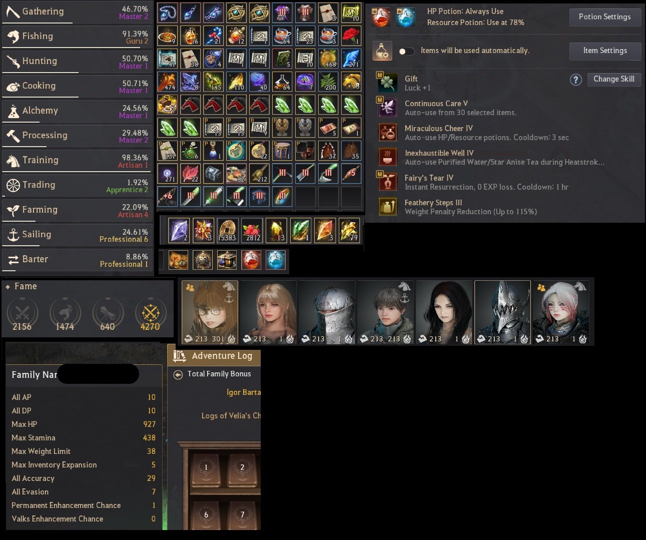 BdoEU 375 AP 418 DP 793GS WITCH / MAEGU / SORC