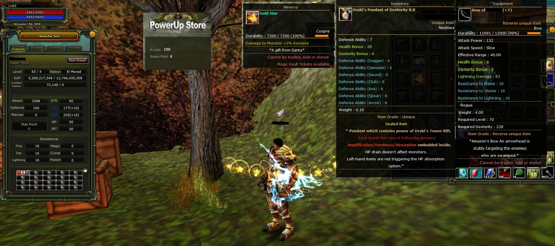 83/4 Rogue - 7 Reb. Quest Bow
