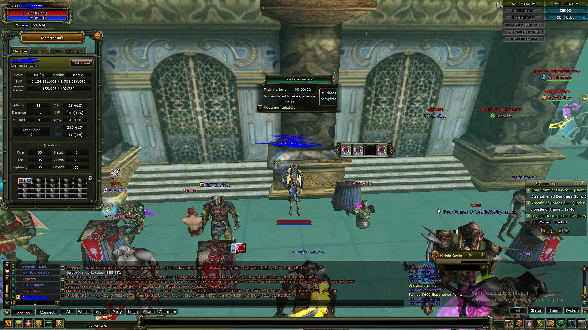 83 LEVEL PUSLU KARUS MAGE