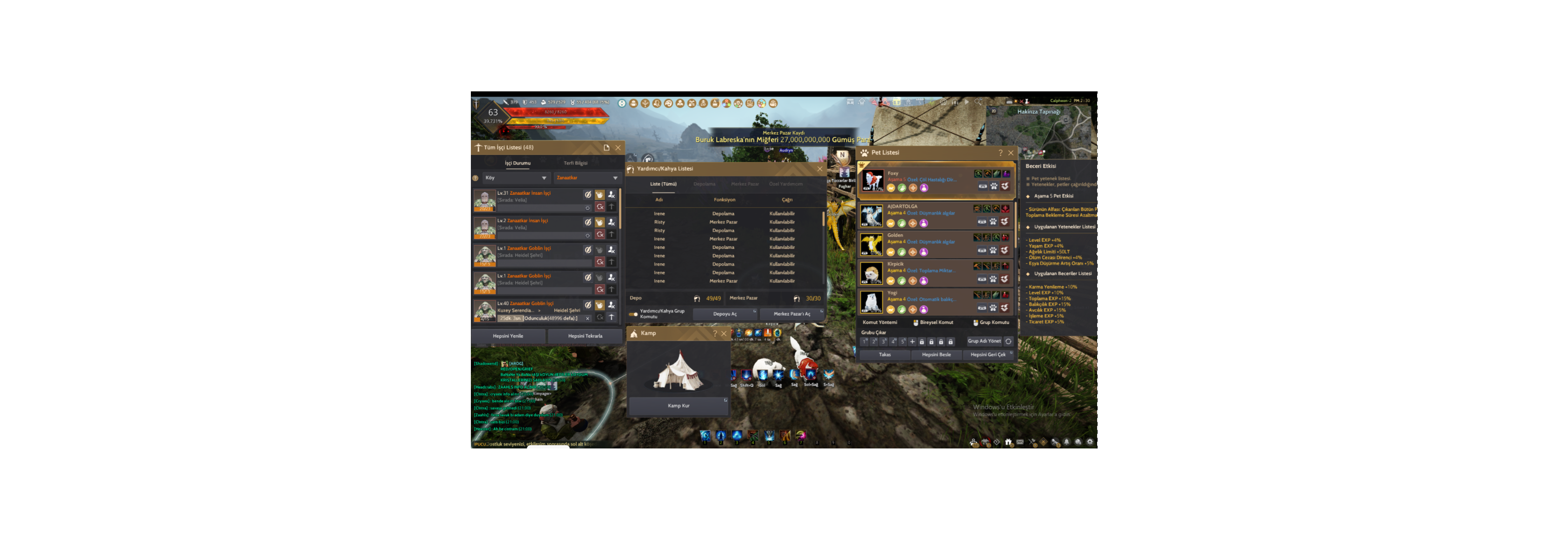 63 Lvl Mistik Dolu Hesap