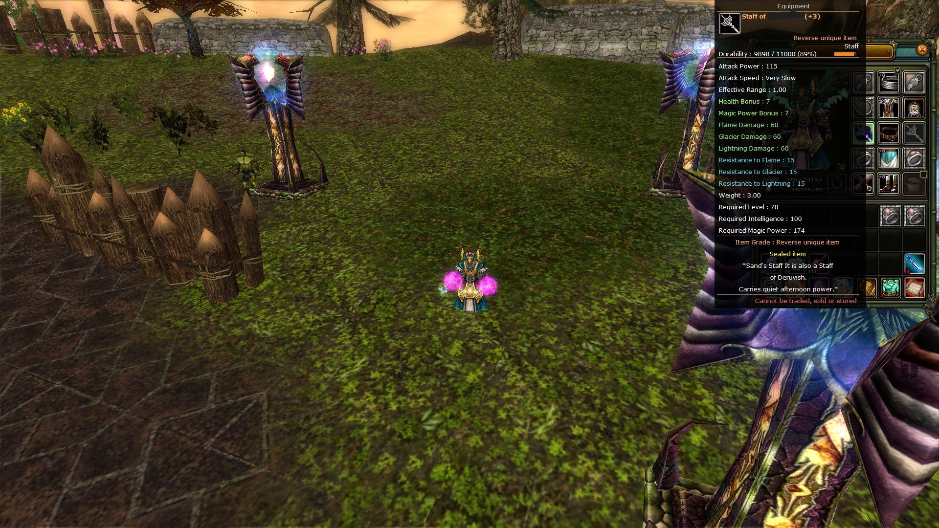 83/3 Mage Reb 3 Quest staff