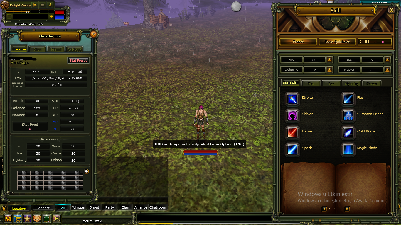 83 LEVEL HUMAN MAGE FULL PUSS