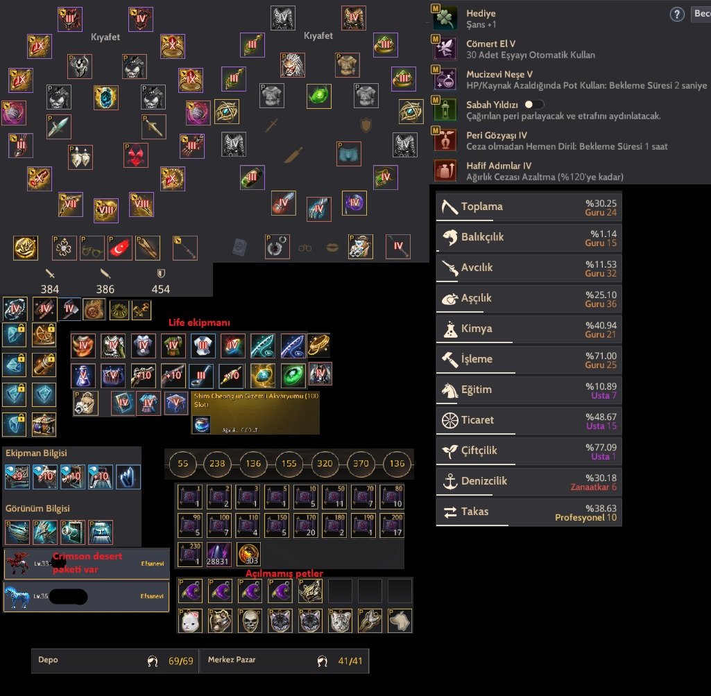FULL P2W 840GS CLIENT HESAP MENA