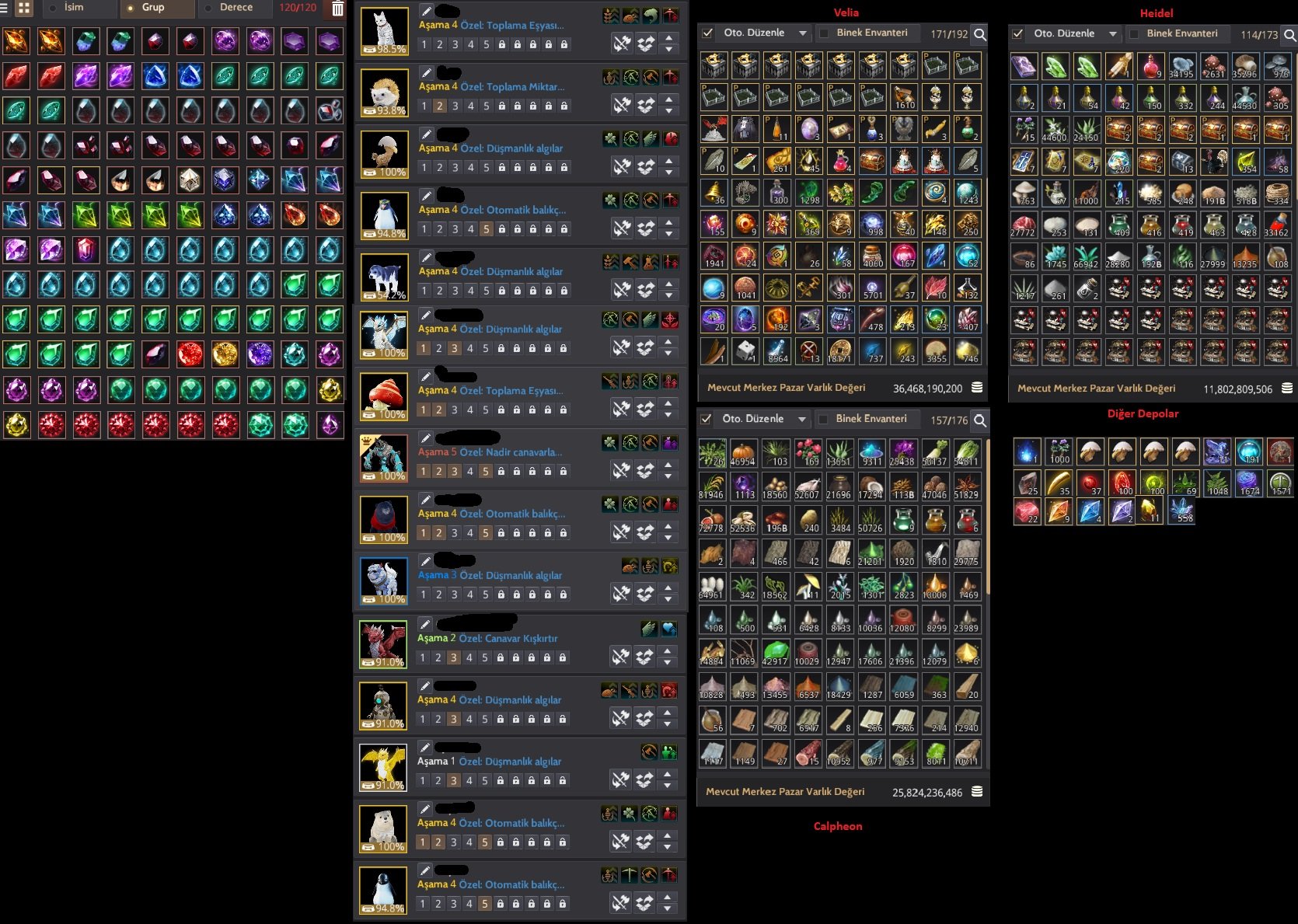 FULL P2W 840GS CLIENT HESAP MENA