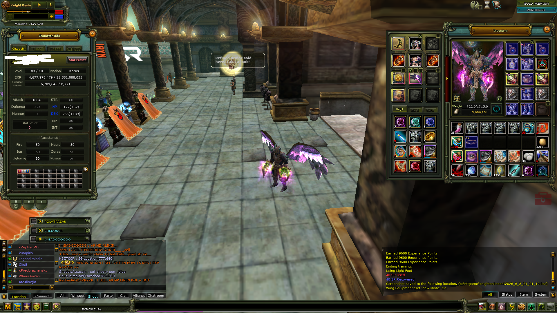 83/10 KARUS ROGUE PANDORA 83/4 WARİOR MİNARK ACIKLAMAYI OKUUU