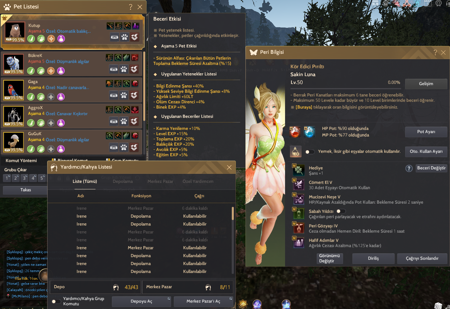MENA 720GS P2W CLIENT ACCOUNT EKSİKSİZ GELİŞİM CHARI