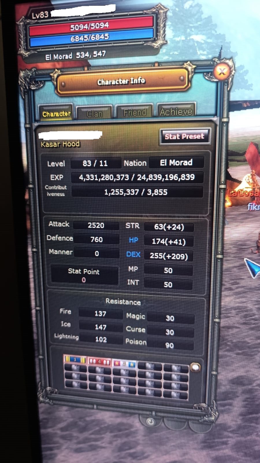 Destan Reb 11 Human Kız Okçu 11 Quest Bow ve mythril Set