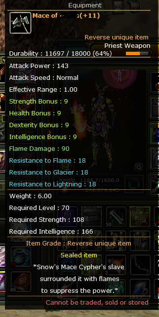 83/10 9 QUEST MACE/ FULL PUS