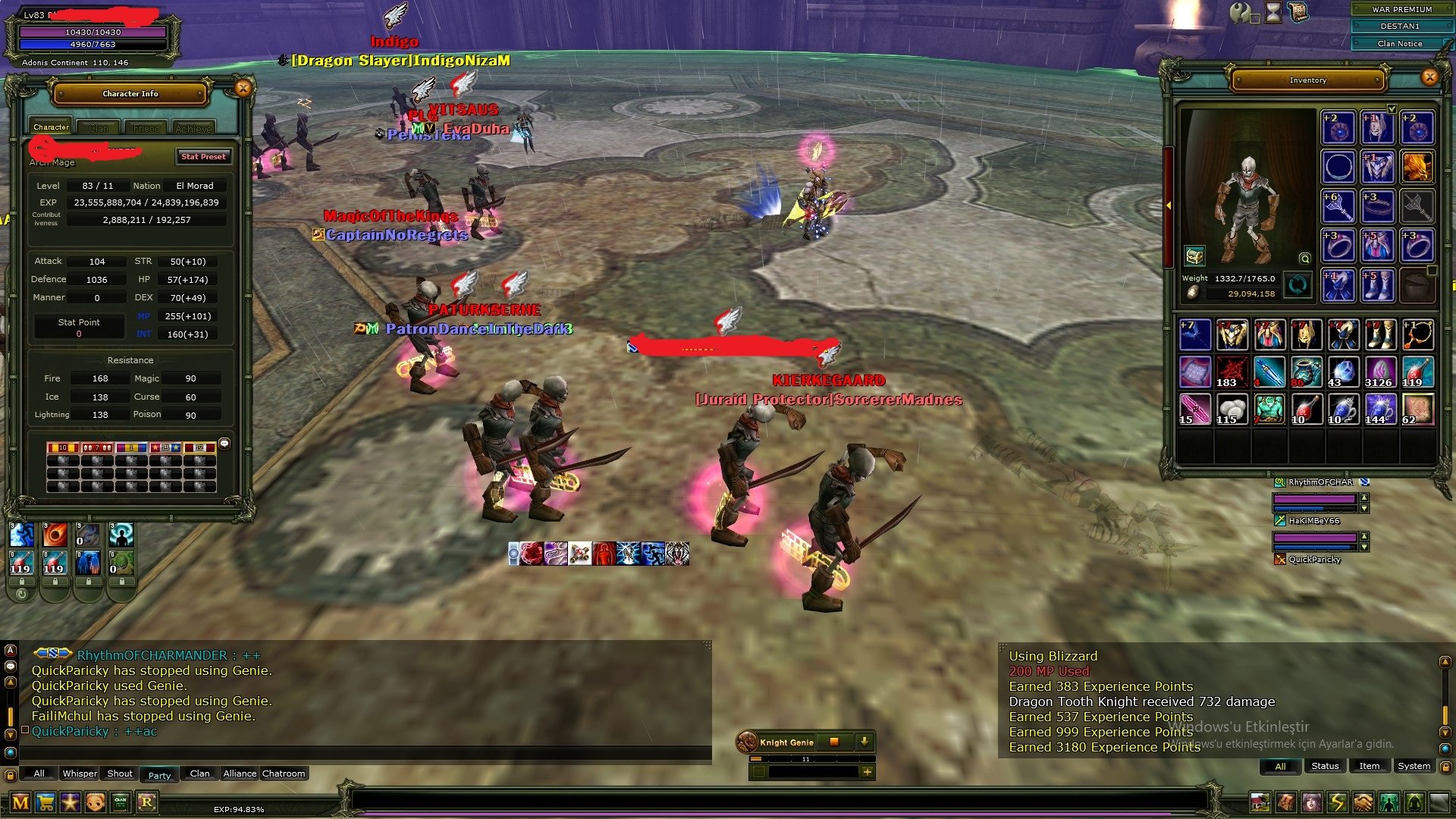 DESTAN REB 12 MAGE F 10 MP 100DEF