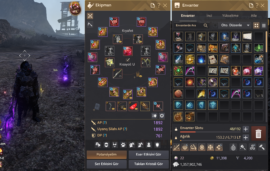 870 GS FULL FULL PVE-PVP-LİFE HESAP Hazineli