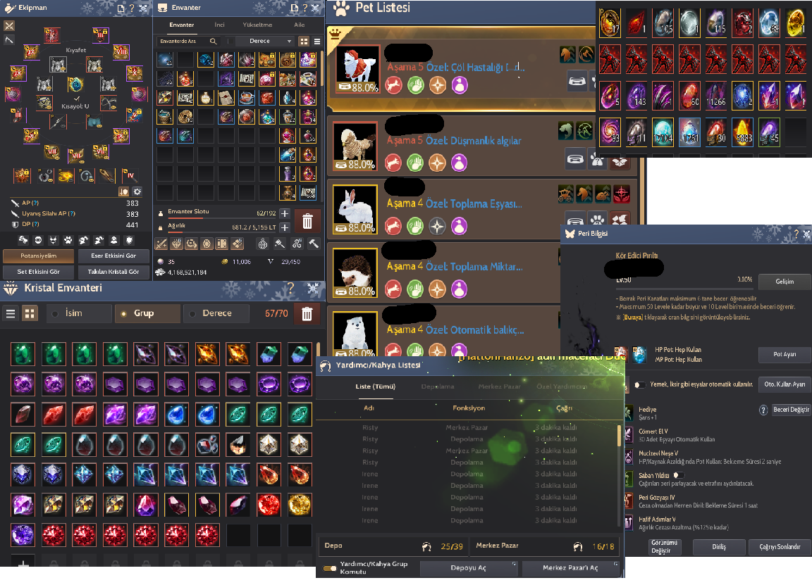 825 Gs Full P2W Grınd Canavarı 5L Ağırlık Sage