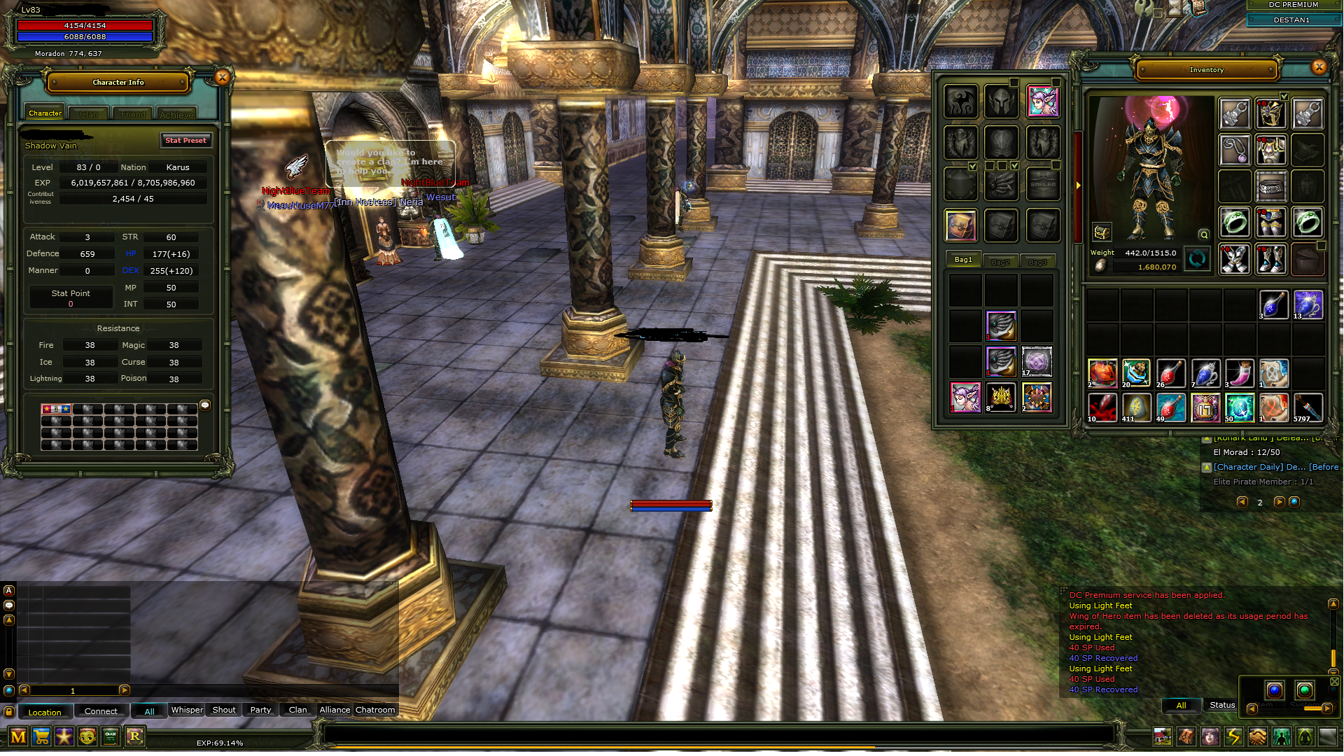 83 LVL OKCU FULL SKILL OLD TAKI SET
