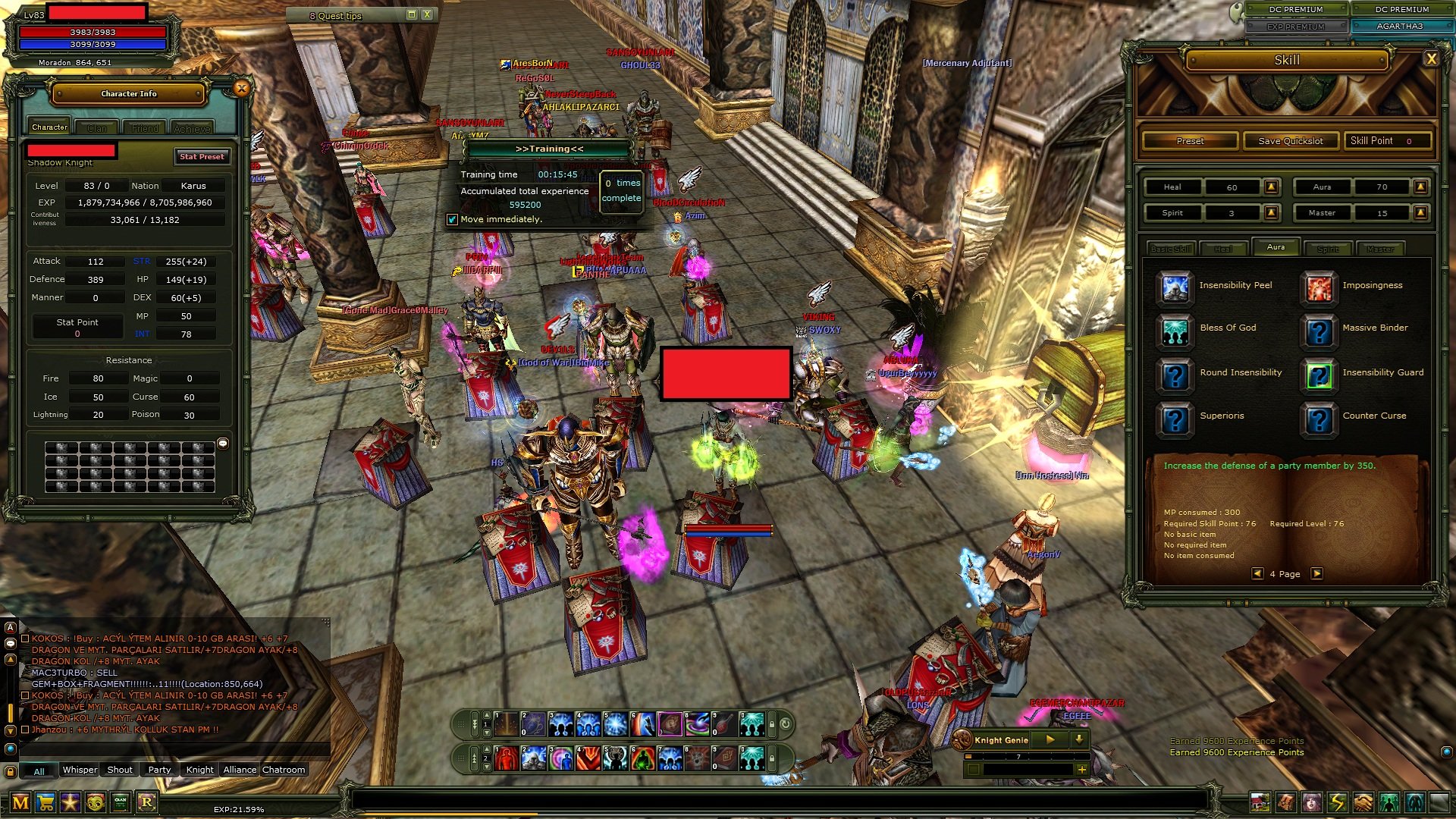 Agartha 83 BP dc pre ve puslu