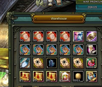 83/6 WARIOR 1,2M NP//83/5 ROGUE 1,3M NP// 7 QUEST BOW// 6QUEST STAF/// 18 TALİSMAN//
