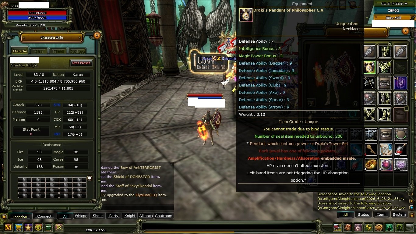 83 KARUS PRI 90 DEF/ A DRAKI/ETKINLIK CHARI