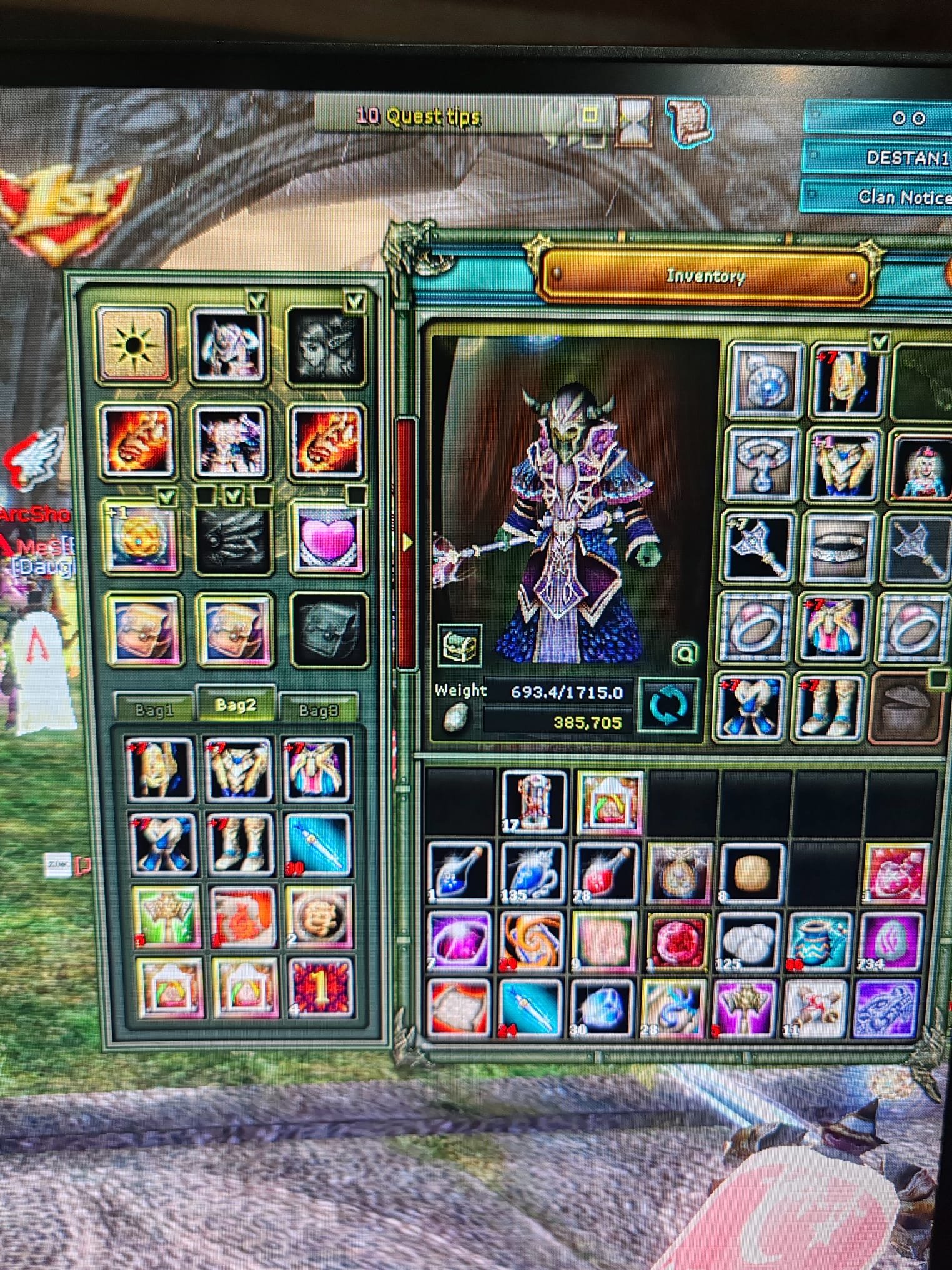 83% 80 7 quest 7 hp 7mp set full pk hazır mage