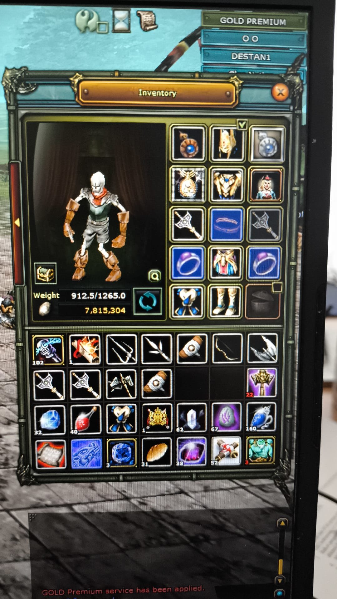 83 lwl 7 quest 7 hp 7m set full pk hazır mage